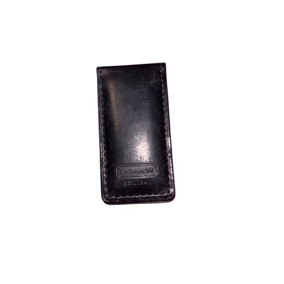 Coach Swiss Army Leather Pocket Knife & Black Leather Money Clip - Picture 5 of 7